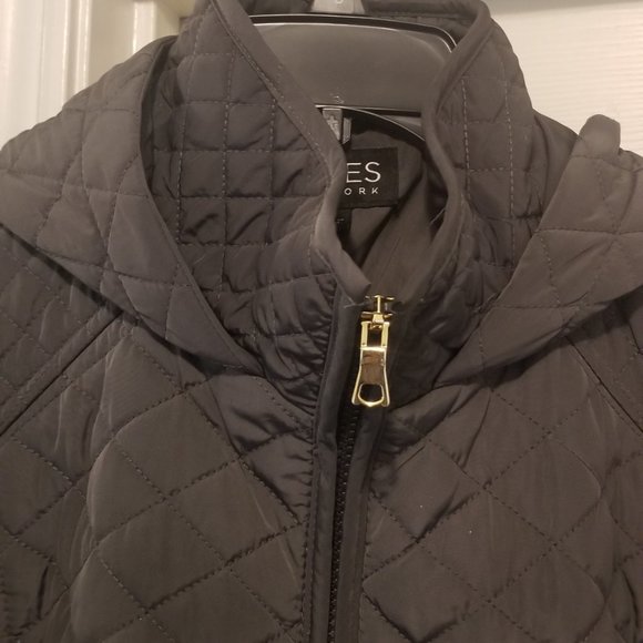 JONES NEW YORK Quilted Jacket with hood - Picture 6 of 12